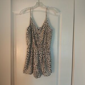 Leopard Print Romper